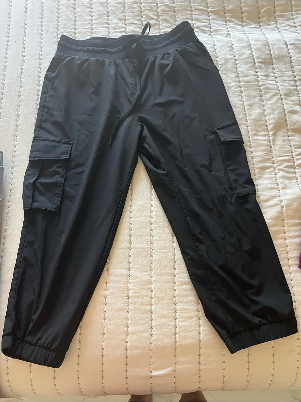Kyodan Black Drawstring Jogger Pants